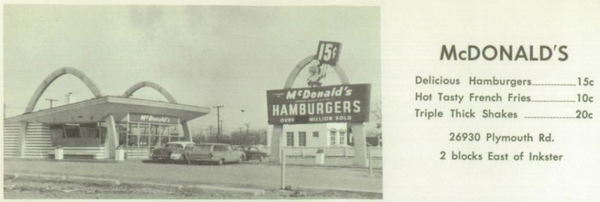 McDonalds - Redford Twp - 26930 Plymouth Rd (newer photo)